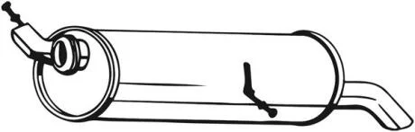 Задній. глушник,випускна сист. BOSAL 190-141
