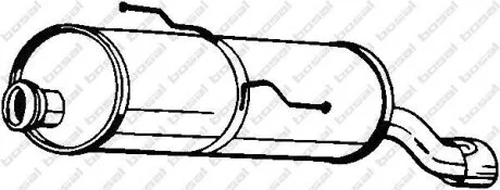 Задній. глушник,випускна сист. BOSAL 190-359