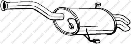 Задній. глушник,випускна сист. BOSAL 190-953