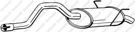 Задній. глушник,випускна сист. BOSAL 200-157