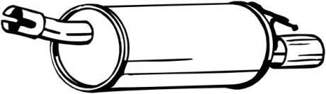 Задній. глушник,випускна сист. BOSAL 200-169