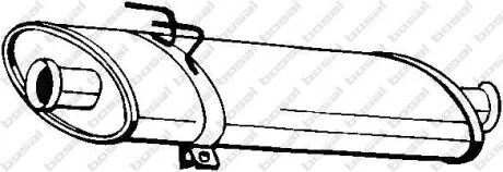 Резонатор Opel Movano A 98-01, Renault Master 97-02 BOSAL 200-269