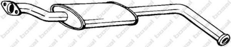 Глушник, алюм. сталь, середн. частина RENAULT CLIO 1.8i (03/91 - 00/98) BOSAL 200-443