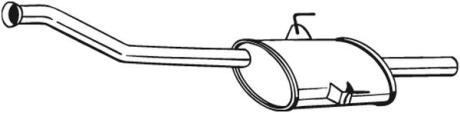 Центр. глушник,випускна сист. BOSAL 200-801