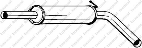 Центр. глушник,випускна сист. BOSAL 220-107