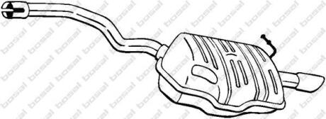 Глушитель выхлопных газов конечный BOSAL 220-453