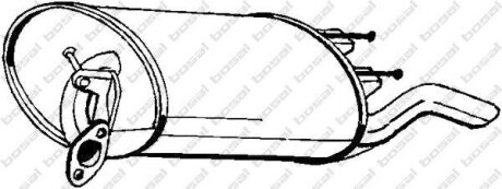 Задній. глушник,випускна сист. BOSAL 228-443