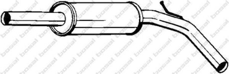 Глушник, алюм. сталь, задн. частина VW POLO (94-99) BOSAL 233-323