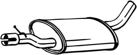 Передній глушник,випускна сист BOSAL 233-545