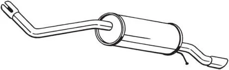 Задній. глушник,випускна сист. BOSAL 233-569