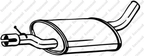 Передній глушник,випускна сист BOSAL 233-613