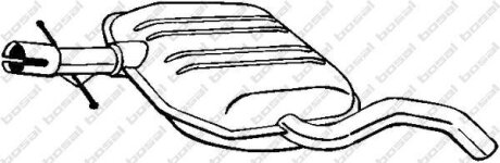 Глушитель средний (V.W. GOLF III 95-97) BOSAL 233-689
