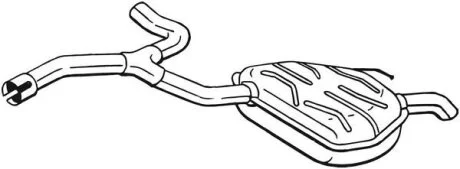 Задній. глушник,випускна сист. BOSAL 235-195