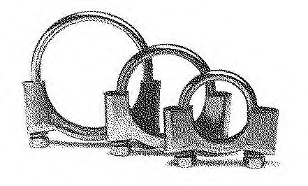 Хомут универсальный D=54mm (UNIV CLAMP M8 54MM) BOSAL 250-954