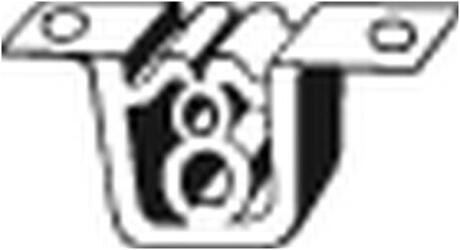 Буфер глушителя (BMW 325I 00-05) BOSAL 255-077