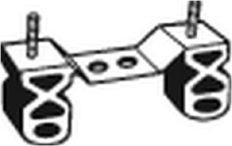 Елемент випускної системи BOSAL 255-542