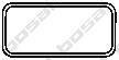 Прокладка глушителя FORD MONDEO 98-00 BOSAL 256-190