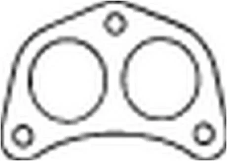 Прокладка випускної системи FORD COURIER, ESCORT CLASSIC, ESCORT III, ESCORT III EXPRESS, ESCORT IV, ESCORT IV EXPRESS, ESCORT V, ESCORT V EXPRESS, ESCORT VI 1.6D/1.8D 09.83-04.03 BOSAL 256-642