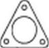 Прокладка глушителя AUDI A4 99-01 BOSAL 256-846 (фото 1)