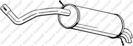 Задній. глушник,випускна сист. BOSAL 278-033