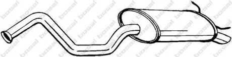 Глушитель задняя часть RENAULT LAGUNA I 94-97 BOSAL 278-769