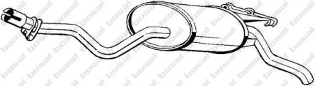 Глушитель задний (MERC 190 82-84) BOSAL 279-349