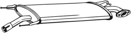 Глушник передній TOYOTATA RAV 4 MK III 05-13 BOSAL 279-445