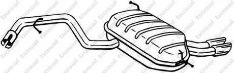 Задній. глушник,випускна сист. BOSAL 279-619