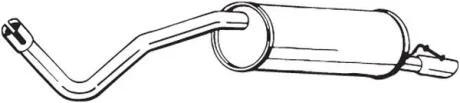 Задній. глушник,випускна сист. BOSAL 279-645