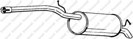 Задній. глушник,випускна сист. BOSAL 280-155