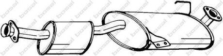 Центр. глушник,випускна сист. BOSAL 280-233