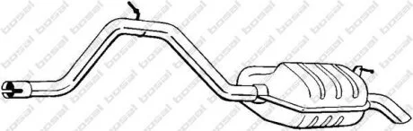 Задній. глушник,випускна сист. BOSAL 281-041