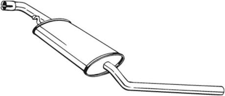 Средний глушитель выхлопных газов BOSAL 281-241