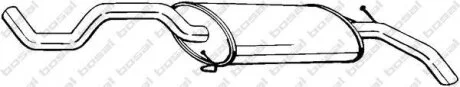 Глушник VW Polo 97-01, VW Polo Classic III 95-01 BOSAL 281-377