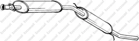 Задній. глушник,випускна сист. BOSAL 281-643