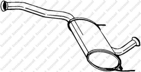 Центр. глушник,випускна сист. BOSAL 281-693