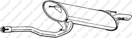 Глушитель задний (TOYO AVENSIS 97-00) BOSAL 282-085