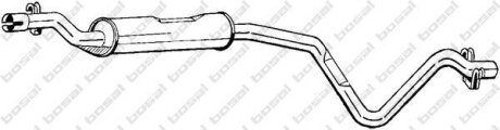 Центр. глушник,випускна сист. BOSAL 282-247