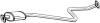 Резонатор Nissan MICRA 00-03, Nissan March 00-02 BOSAL 283-195 (фото 1)