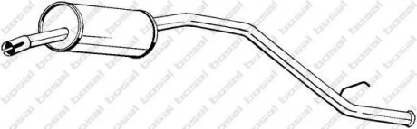 Задній. глушник,випускна сист. BOSAL 283-295