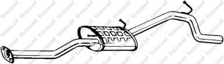 Задній. глушник,випускна сист. BOSAL 283-455