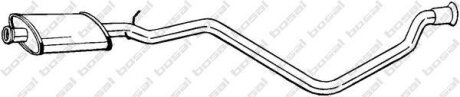 Глушник, алюм. сталь, передня частина PEUGEOT 405 87-92 BOSAL 283-785