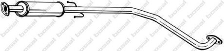 Резонатор Chevrolet Aveo 04-13, DAEWOO Kalos 02-04 хечбек алюмінізована сталь BOSAL 284-337