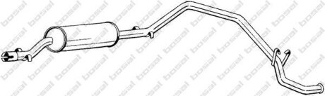 Задній. глушник,випускна сист. BOSAL 284-497
