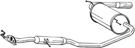 Деталі вихлопної системи BOSAL 284-567