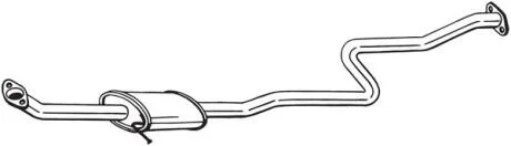Проміжний глушник BOSAL 284-705
