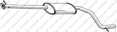 Передній глушник,випускна сист BOSAL 285-061