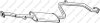 Глушник середня частина MITSUBISHI CARISMA (97-04) BOSAL 285-065 (фото 1)
