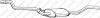 Глушник Mercedes 200 W123 76-85, 220 W123 76-79, 240 W123 76-85, 240S 123 79-87, 300 W123 76-86 BOSAL 285-067 (фото 1)