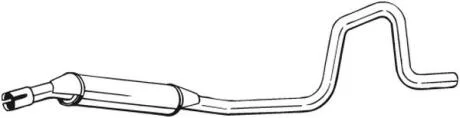 Задній. глушник,випускна сист. BOSAL 285-381
